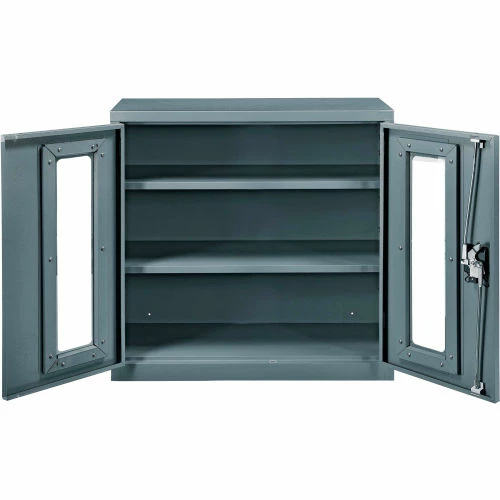 Brand new ๐ Global Industrial™ Clear View Wall Storage Cabinet Assembled 30"W x 12"D x 30"H Gray ๐ฏ - Image 6