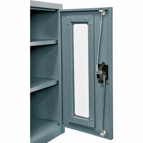 Brand new ๐ Global Industrial™ Clear View Wall Storage Cabinet Assembled 30"W x 12"D x 30"H Gray ๐ฏ - Image 9