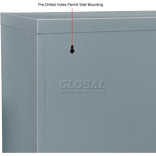 Brand new ๐ Global Industrial™ Clear View Wall Storage Cabinet Assembled 30"W x 12"D x 30"H Gray ๐ฏ - Image 21