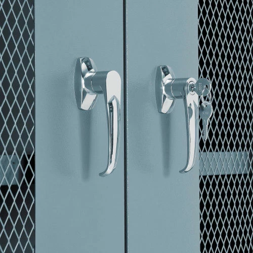 Brand new โ Global Industrial™ Storage Cabinet With Expanded Metal Door Assembled 36x18x78 Gray ๐ฅฐ - Image 13