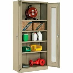 Discount 🧨 Global Industrial™ Storage Cabinet With Expanded Metal Door Assembled 36"W x 18"D x 78"H Tan 🥰