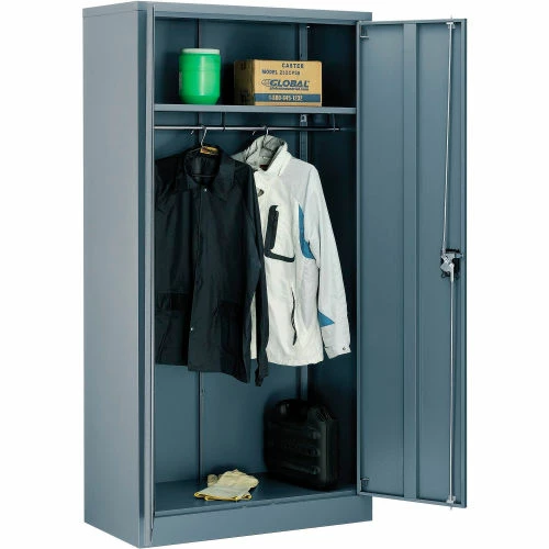 Best reviews of 🔥 Global Industrial™ Wardrobe Cabinet Assembled 36x18x72 Gray 🛒