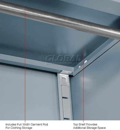 Best reviews of 🔥 Global Industrial™ Wardrobe Cabinet Assembled 36x18x72 Gray 🛒 - Image 18