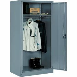 New ๐ Global Industrial™ Wardrobe Cabinet Assembled 36x24x72 Gray ๐