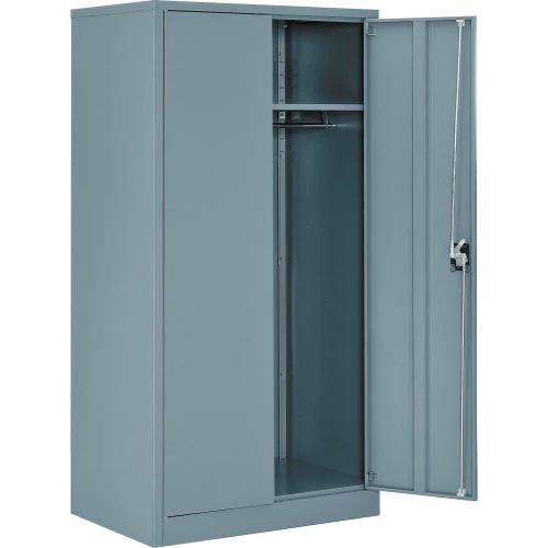 New 👍 Global Industrial™ Wardrobe Cabinet Assembled 36x24x72 Gray 🎉 - Image 2