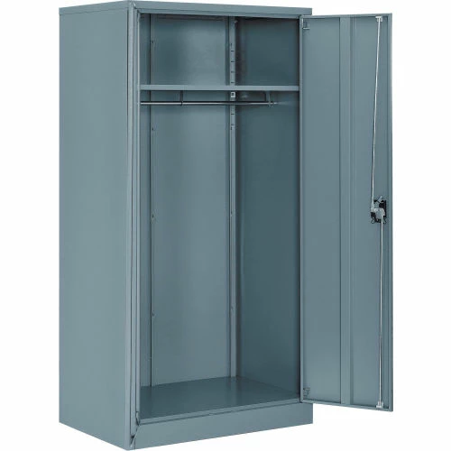 New 👍 Global Industrial™ Wardrobe Cabinet Assembled 36x24x72 Gray 🎉 - Image 4