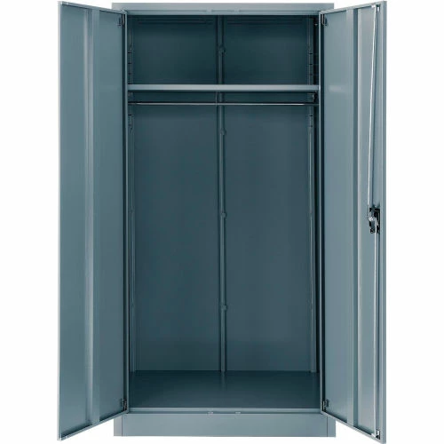 New 👍 Global Industrial™ Wardrobe Cabinet Assembled 36x24x72 Gray 🎉 - Image 6