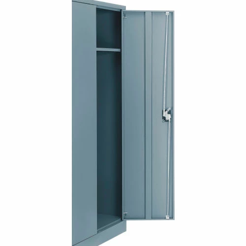 New 👍 Global Industrial™ Wardrobe Cabinet Assembled 36x24x72 Gray 🎉 - Image 10