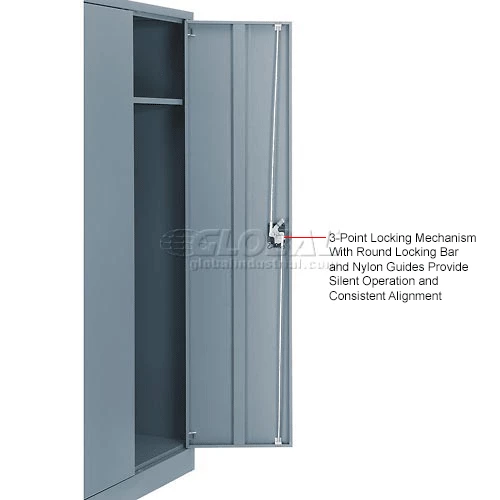 New 👍 Global Industrial™ Wardrobe Cabinet Assembled 36x24x72 Gray 🎉 - Image 17
