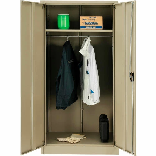 Top 10 ๐ Global Industrial™ Wardrobe Cabinet Assembled 36x24x72 Tan ๐ - Image 6
