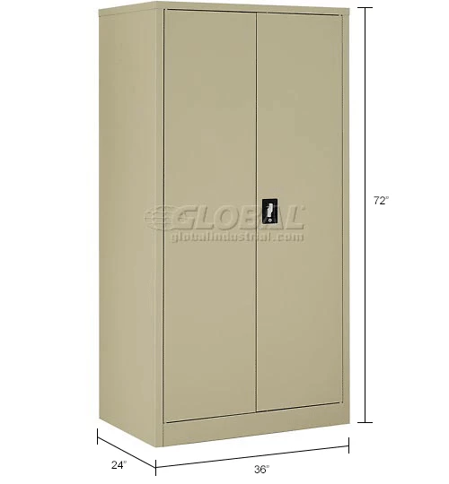 Top 10 ๐ Global Industrial™ Wardrobe Cabinet Assembled 36x24x72 Tan ๐ - Image 20