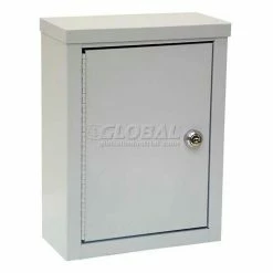 Promo 👍 Omnimed® Wall Storage Cabinet, Ambi-Top, 1 Adjustable Shelf, 9"W x 4"D x 12"H, Grey 🔥