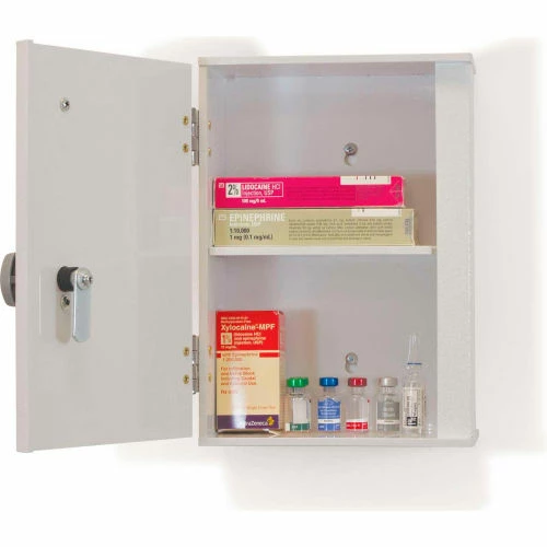 Flash Sale โค๏ธ Omnimed® Small Patient E-Lock Security Wall Cabinet,1 Adjustable Shelf 7-1/2"W x 4"D x 10-1/2"H ๐ - Image 2