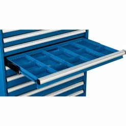 Discount โญ Global Industrial™ Dividers for 3"H Drawer of Modular Drawer Cabinet 36"Wx24"D, Blue ๐