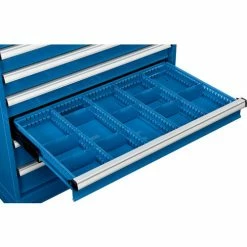 Top 10 👍 Global Industrial™ Dividers for 4"H Drawer of Modular Drawer Cabinet 36"Wx24"D, Blue 👍