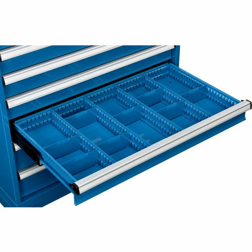 Top 10 π Global Industrial™ Dividers for 4"H Drawer of Modular Drawer Cabinet 36"Wx24"D, Blue π
