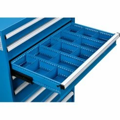 Wholesale 🧨 Global Industrial™ Dividers for 5"H Drawer of Modular Drawer Cabinet 36"Wx24"D, Blue ✔️