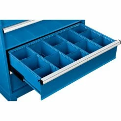 Wholesale 🔥 Global Industrial™ Dividers for 8"H Drawer of Modular Drawer Cabinet 36"Wx24"D, Blue ⌛