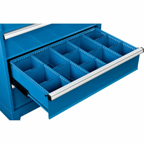 Wholesale π₯ Global Industrial™ Dividers for 8"H Drawer of Modular Drawer Cabinet 36"Wx24"D, Blue β