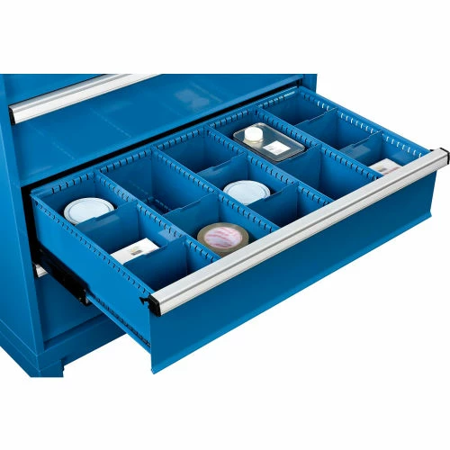 Wholesale π₯ Global Industrial™ Dividers for 8"H Drawer of Modular Drawer Cabinet 36"Wx24"D, Blue β - Image 2