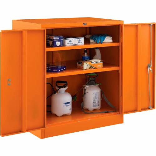 Cheapest ๐ Global Industrial Emergency Preparedness Cabinet, Counter Height, 36"Wx24"Dx42"H, Orange ๐ - Image 4