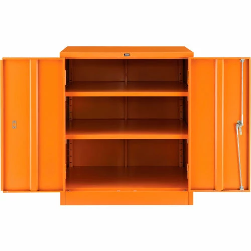 Cheapest ๐ Global Industrial Emergency Preparedness Cabinet, Counter Height, 36"Wx24"Dx42"H, Orange ๐ - Image 6