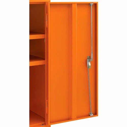 Cheapest ๐ Global Industrial Emergency Preparedness Cabinet, Counter Height, 36"Wx24"Dx42"H, Orange ๐ - Image 13