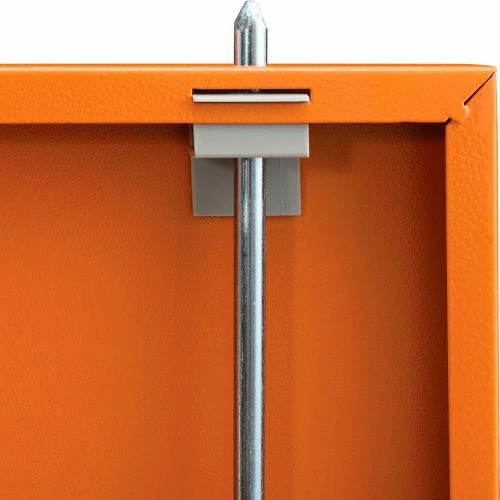 Cheapest ๐ Global Industrial Emergency Preparedness Cabinet, Counter Height, 36"Wx24"Dx42"H, Orange ๐ - Image 15