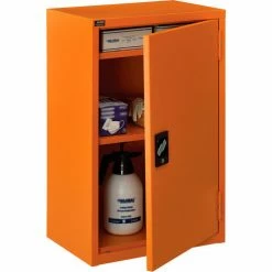 Wholesale 🌟 Global Industrial™ Emergency Preparedness Cabinet, Wall Mount, 18"Wx12"Dx26"H, Orange 🎉