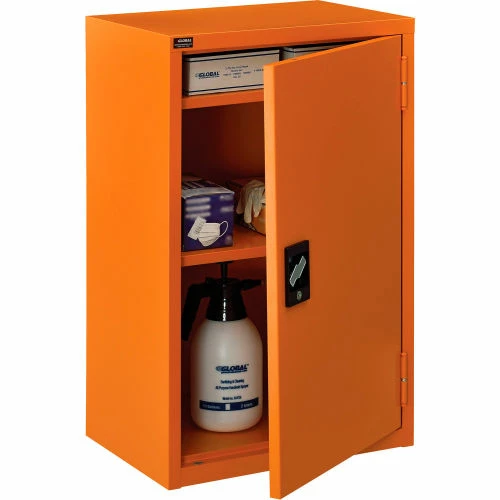 Wholesale ๐ Global Industrial Emergency Preparedness Cabinet, Wall Mount, 18"Wx12"Dx26"H, Orange ๐
