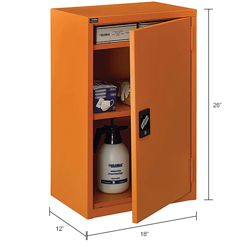 Wholesale ๐ Global Industrial Emergency Preparedness Cabinet, Wall Mount, 18"Wx12"Dx26"H, Orange ๐ - Image 26