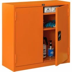 Buy 🥰 Global Industrial™ Emergency Preparedness Cabinet, Wall Mount, 30"Wx12"Dx30"H, Orange 🥰