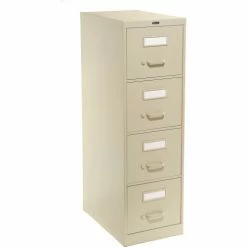Best deal 🤩 Global Furniture Group Global™ Vertical File Letter Size 4 Drawer 26-1/2"D, Desert Putty 🤩