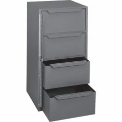 Coupon 😉 Durham Mfg. Durham Bar-Lock Steel Drawer Cabinet - 12-5/8x12-1/8x24-1/2" - (4)11-1/16x11-13/14x5-1/16" Drawers 🔥