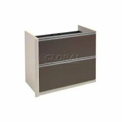 New 🤩 Bestar® Lateral File Without Top (Unassembled) - 34" - Slate & Sandstone - Connexion Series 🎉
