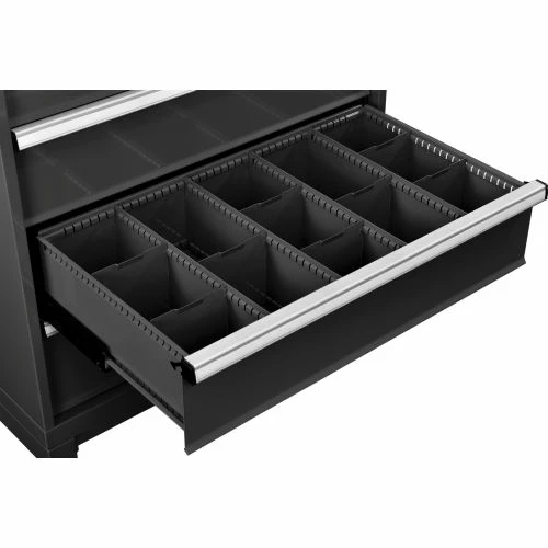 Hot Sale π₯ Global Industrial™ Dividers for 8"H Drawer of Modular Drawer Cabinet 36"Wx24"D, Black π₯°