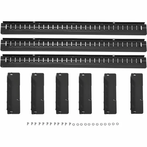 Hot Sale π Global Industrial™ Divider Kit for 3"H Drawer of Modular Drawer Cabinet 30"Wx27"D, Black 𧨠- Image 2