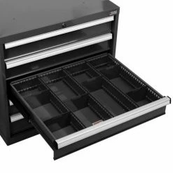 Budget 🔥 Global Industrial™ Divider Kit for 6"H Drawer of Modular Drawer Cabinet 30"Wx27"D, Black 🎉