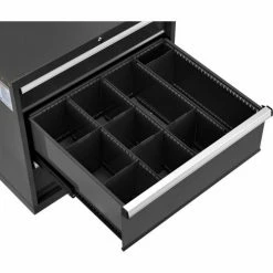 Flash Sale 🔔 Global Industrial™ Divider Kit for 10"H Drawer of Modular Drawer Cabinet 30"Wx27"D, Black 🥰