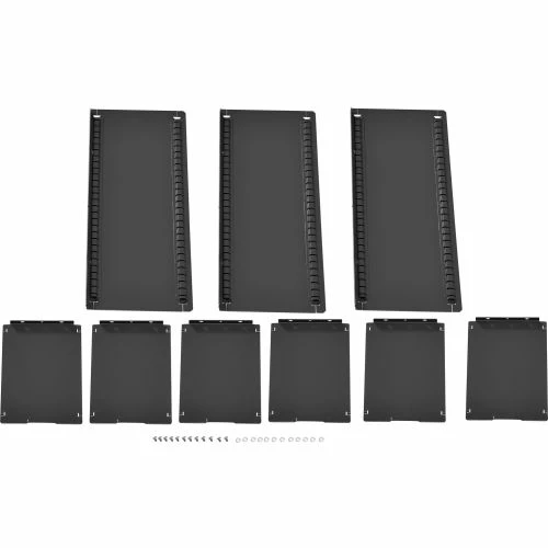 Flash Sale π Global Industrial™ Divider Kit for 10"H Drawer of Modular Drawer Cabinet 30"Wx27"D, Black π₯° - Image 2