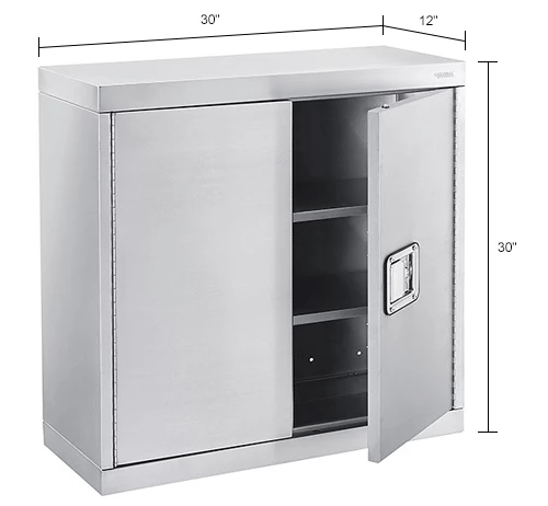 Discount ๐ Global Industrial Stainless Steel 430 Wall Cabinet, 30"W x 12"D x 30"H ๐ - Image 26