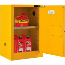 Buy 👏 Global Industrial™ Flammable Cabinet, Self Close Single Door, 12 Gallon, 23"Wx19"Dx35"H ✔️