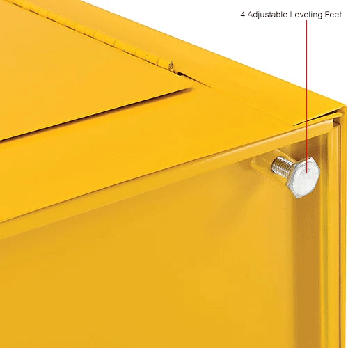 Buy 👏 Global Industrial Flammable Cabinet, Self Close Single Door, 12 Gallon, 23"Wx19"Dx35"H ✔️ - Image 26