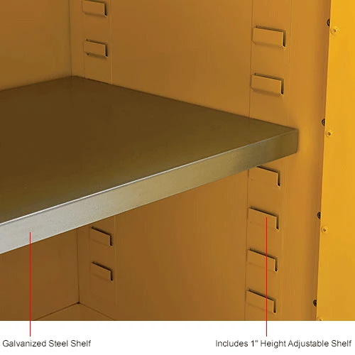 Buy 👏 Global Industrial Flammable Cabinet, Self Close Single Door, 12 Gallon, 23"Wx19"Dx35"H ✔️ - Image 28