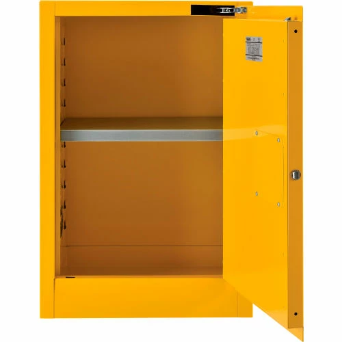 Buy 👏 Global Industrial Flammable Cabinet, Self Close Single Door, 12 Gallon, 23"Wx19"Dx35"H ✔️ - Image 5