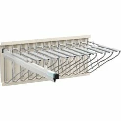Best Sale 🎁 Interion By Global Industrial Interion™ Pivot Wall Mount Blueprint Storage Rack With 12 Hangers & 12 36" Hanging Clamps ✔️