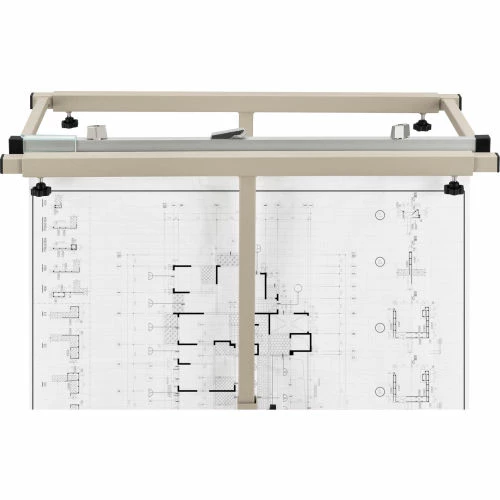 Flash Sale ๐ Interion By Global Industrial Interion Expandable Mobile Plan Center & 12 24" Hanging Clamps โญ - Image 4