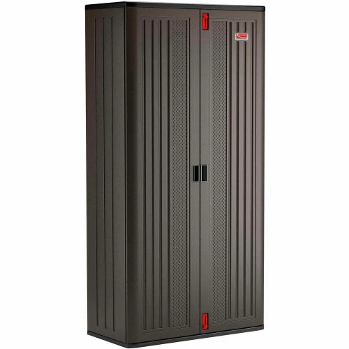 Cheap ๐ Suncast Plastic Mega Tall Storage Cabinet - 4 Shelf BMCCPD8004 - 40" W x 20-1/4" D x 80-1/4" H ๐