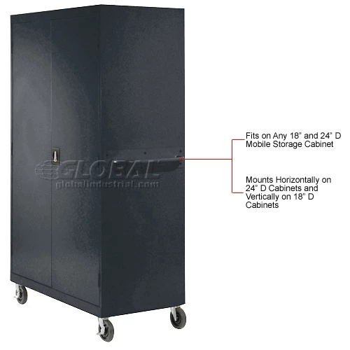 Buy ๐ฏ Sandusky Cabinet Push Handle TSH, Charcoal ๐ฅฐ - Image 3