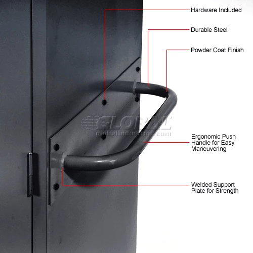 Buy ๐ฏ Sandusky Cabinet Push Handle TSH, Charcoal ๐ฅฐ - Image 4